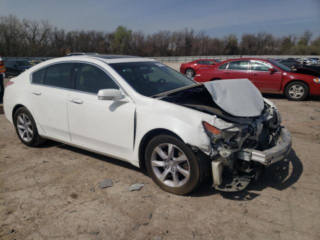 19UUA8F5XDA009886 - 2013 ACURA TL TECH WHITE photo 4