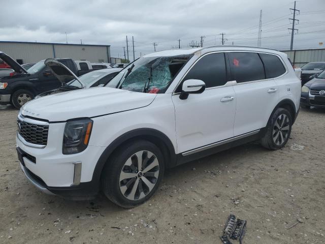 5XYP64HCXMG169736 - 2021 KIA TELLURIDE S WHITE photo 1