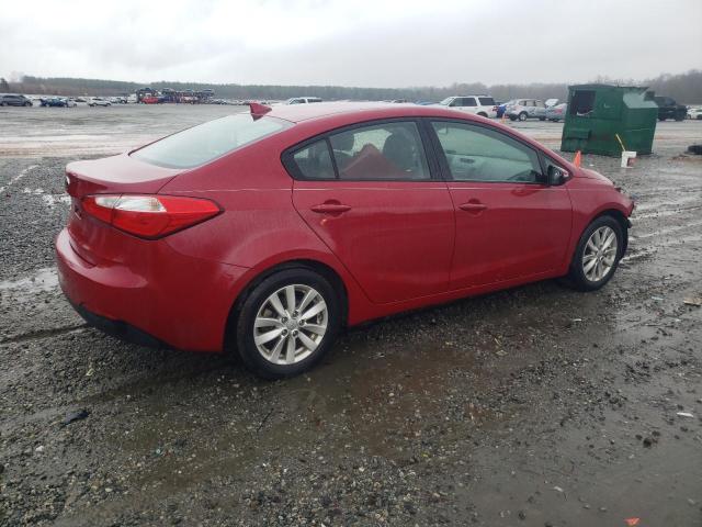 KNAFX4A69F5355628 - 2015 KIA FORTE LX RED photo 3