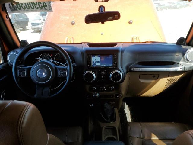 1J4HA5H15BL555144 - 2011 JEEP WRANGLER U SAHARA ORANGE photo 8