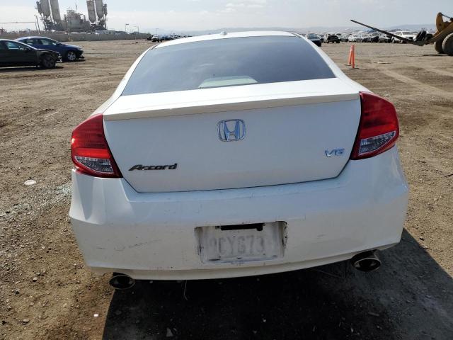 1HGCS2B81BA001615 - 2011 HONDA ACCORD EXL WHITE photo 6