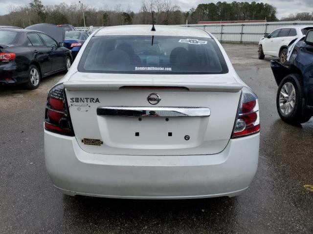 3N1AB6AP0BL642868 - 2011 NISSAN SENTRA 2.0 WHITE photo 6