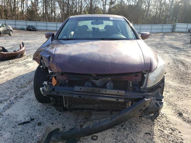 JHMCP26818C007436 - 2008 HONDA ACCORD EXL BURGUNDY photo 5