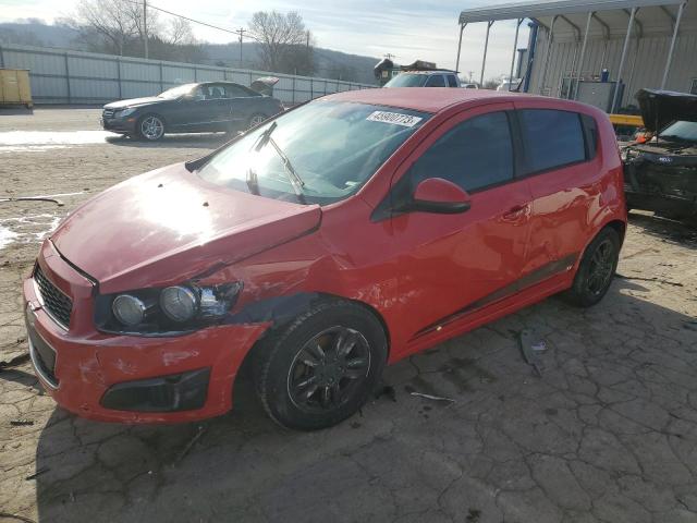 1G1JB6SH1C4173830 - 2012 CHEVROLET SONIC LS RED photo 1