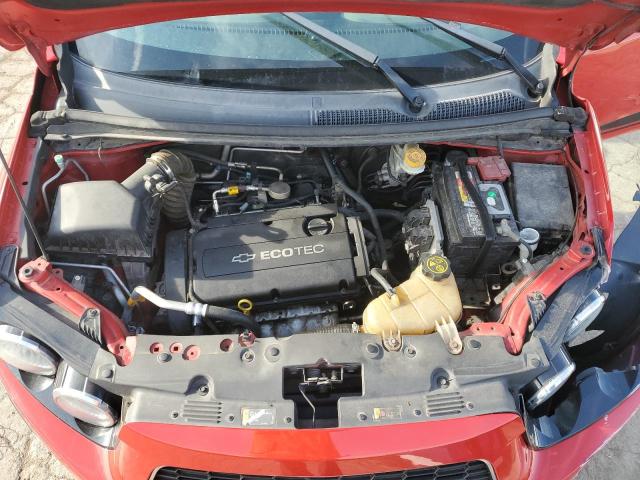 1G1JB6SH1C4173830 - 2012 CHEVROLET SONIC LS RED photo 11