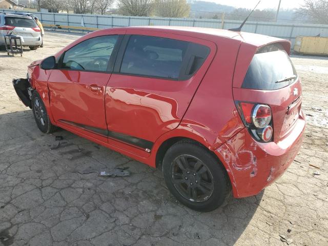 1G1JB6SH1C4173830 - 2012 CHEVROLET SONIC LS RED photo 2