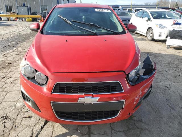 1G1JB6SH1C4173830 - 2012 CHEVROLET SONIC LS RED photo 5