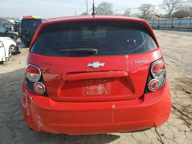 1G1JB6SH1C4173830 - 2012 CHEVROLET SONIC LS RED photo 6