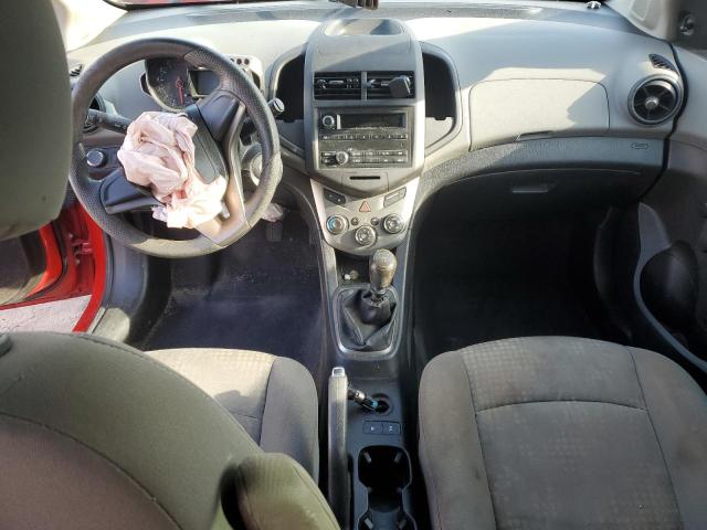 1G1JB6SH1C4173830 - 2012 CHEVROLET SONIC LS RED photo 8