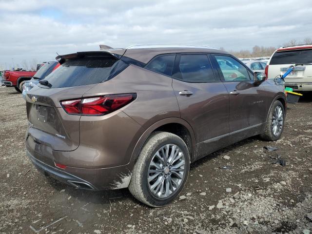 3GNKBKRS4KS624664 - 2019 CHEVROLET BLAZER PREMIER BROWN photo 3