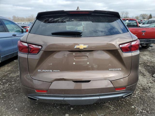 3GNKBKRS4KS624664 - 2019 CHEVROLET BLAZER PREMIER BROWN photo 6