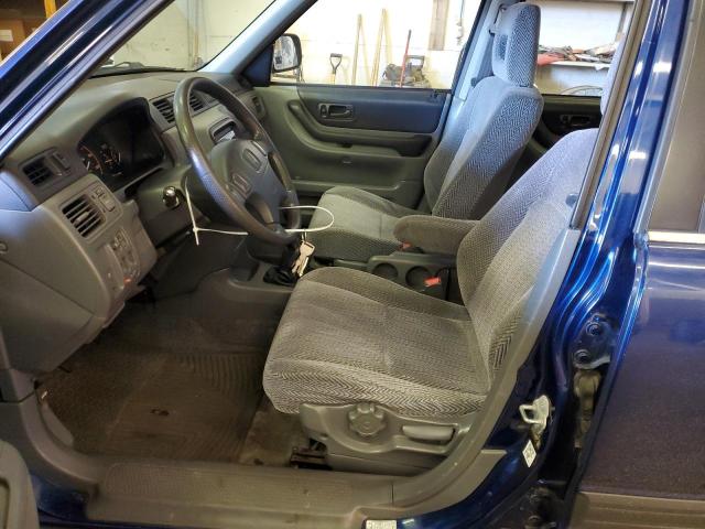 JHLRD1743WC043137 - 1998 HONDA CR-V LX BLUE photo 7