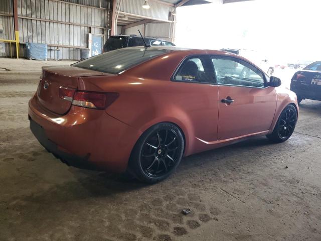 KNAFW6A38A5137113 - 2010 KIA FORTE SX ORANGE photo 3