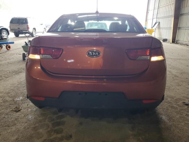 KNAFW6A38A5137113 - 2010 KIA FORTE SX ORANGE photo 6