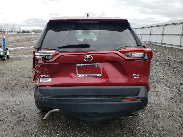 2T3P1RFV7LW094235 - 2020 TOYOTA RAV4 XLE BURGUNDY photo 6