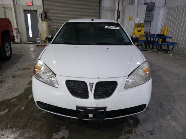 1G2ZG57B494185638 - 2009 PONTIAC G6 WHITE photo 5