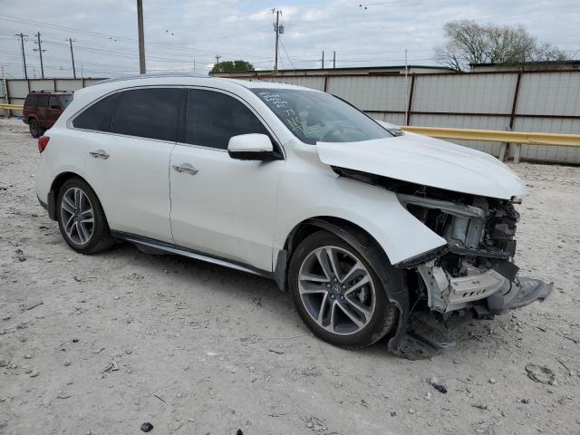 5J8YD3H80JL009818 - 2018 ACURA MDX ADVANCE WHITE photo 4