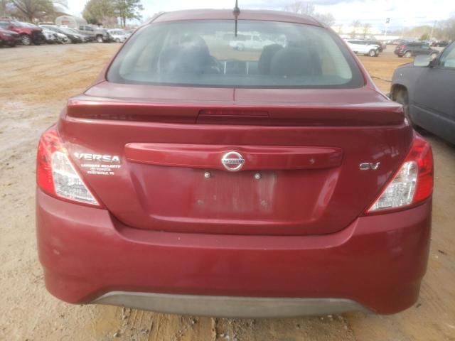 3N1CN7APXHL815357 - 2017 NISSAN VERSA S MAROON photo 6