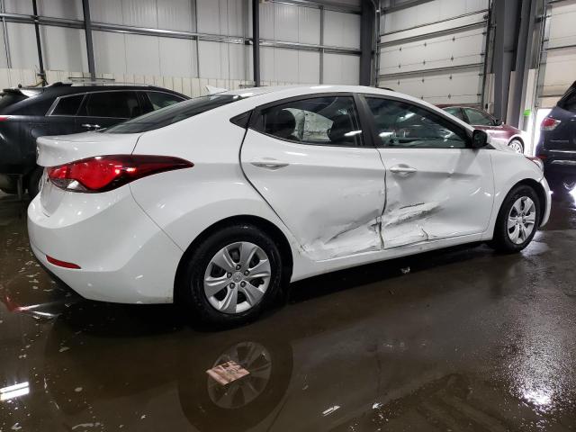 5NPDH4AE0GH783569 - 2016 HYUNDAI ELANTRA SE WHITE photo 3