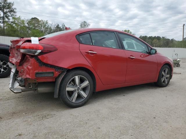 3KPFL4A79JE207712 - 2018 KIA FORTE LX RED photo 3