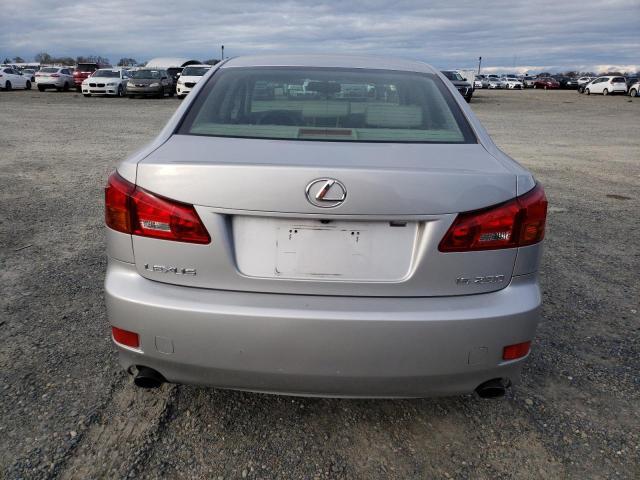 JTHBK262165011526 - 2006 LEXUS IS 250 SILVER photo 6