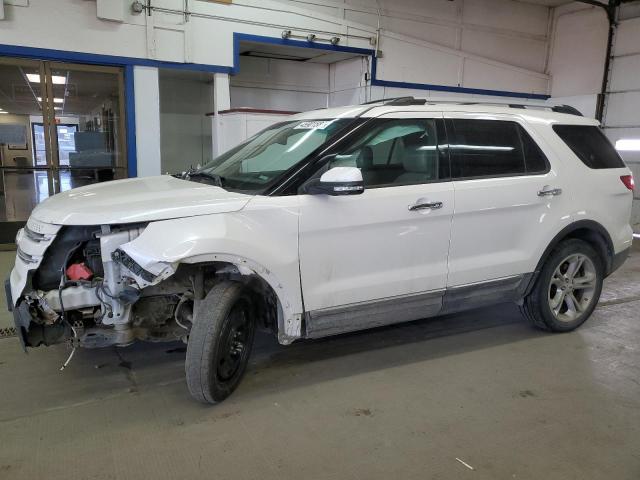 1FM5K8F84EGA09645 - 2014 FORD EXPLORER LIMITED WHITE photo 1