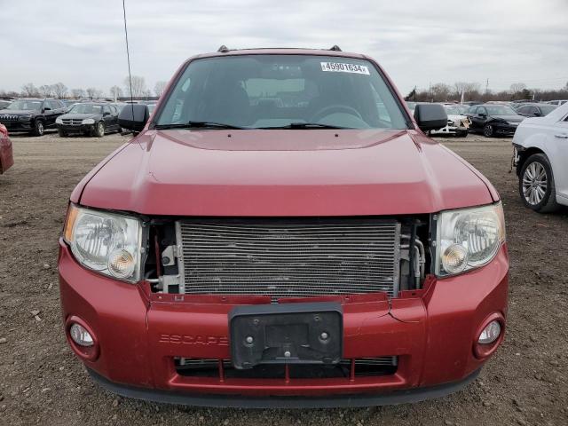 1FMCU9DG3CKA20910 - 2012 FORD ESCAPE XLT RED photo 5