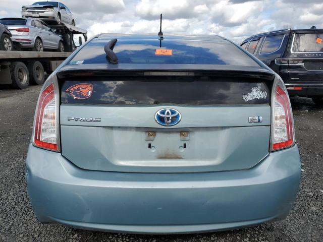 JTDKN3DU9E1746862 - 2014 TOYOTA PRIUS TURQUOISE photo 6