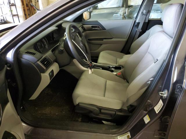 1HGCR2F36FA140736 - 2015 HONDA ACCORD LX GRAY photo 7