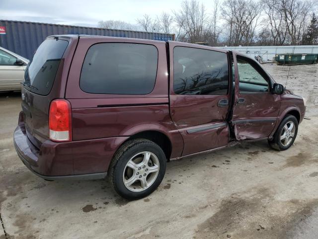 1GNDV231X8D162927 - 2008 CHEVROLET UPLANDER LS BURGUNDY photo 3