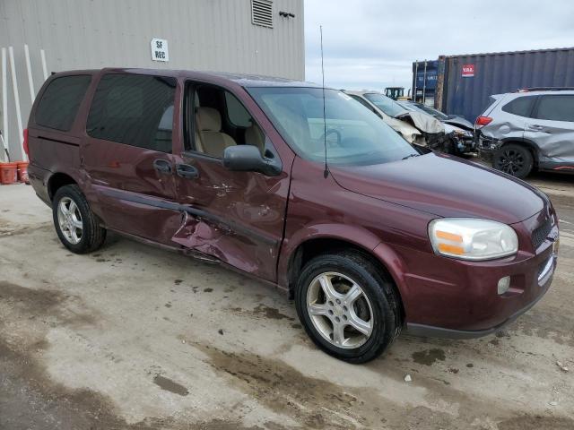 1GNDV231X8D162927 - 2008 CHEVROLET UPLANDER LS BURGUNDY photo 4