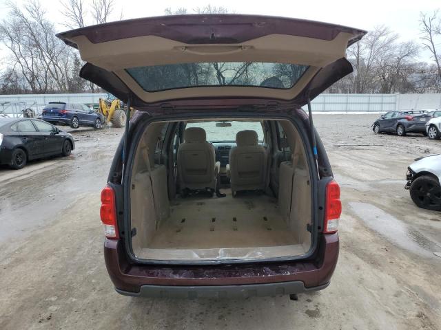 1GNDV231X8D162927 - 2008 CHEVROLET UPLANDER LS BURGUNDY photo 6