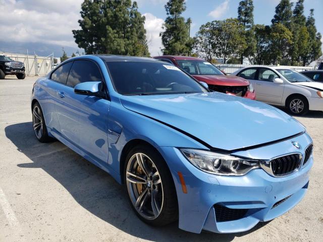 WBS3R9C50FK331844 - 2015 BMW M4 BLUE photo 4