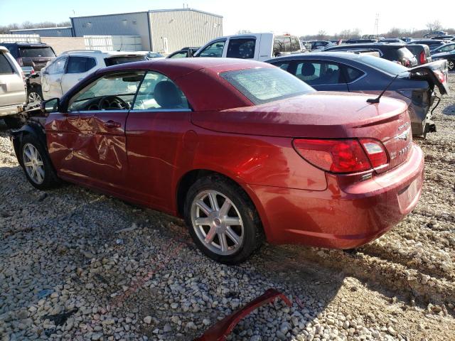 1C3LC55DX9N546659 - 2009 CHRYSLER SEBRING TOURING RED photo 2