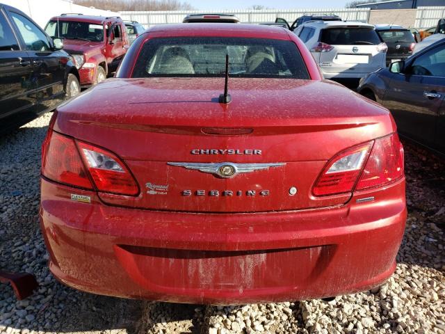 1C3LC55DX9N546659 - 2009 CHRYSLER SEBRING TOURING RED photo 6