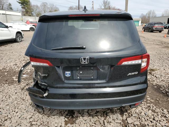 5FNYF6H45LB016342 - 2020 HONDA PILOT EXL BLACK photo 6