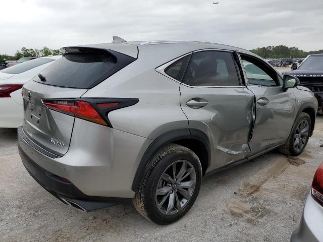 JTJYARBZ8K2153763 - 2019 LEXUS NX 300 BASE ვერცხლისფერი ფოტო 3