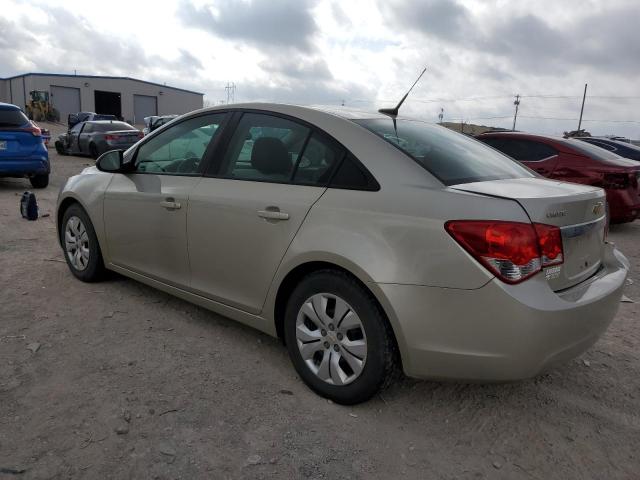 1G1PA5SH7E7350082 - 2014 CHEVROLET CRUZE LS BEIGE photo 2