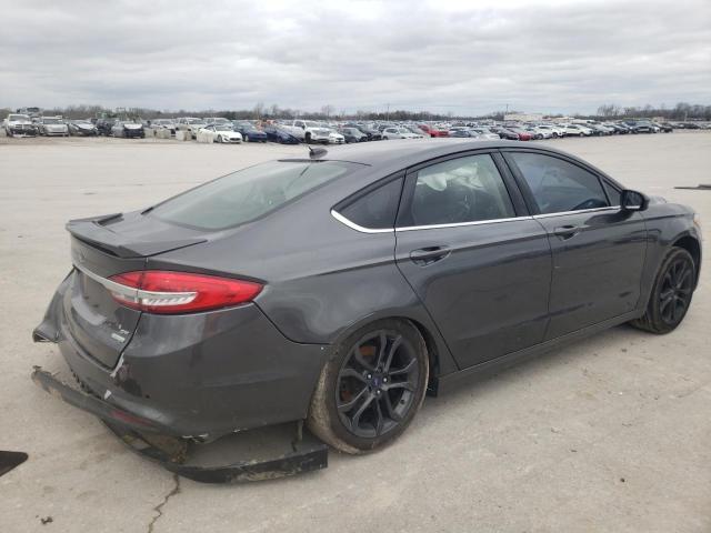 3FA6P0HD7JR195647 - 2018 FORD FUSION SE GRAY photo 3