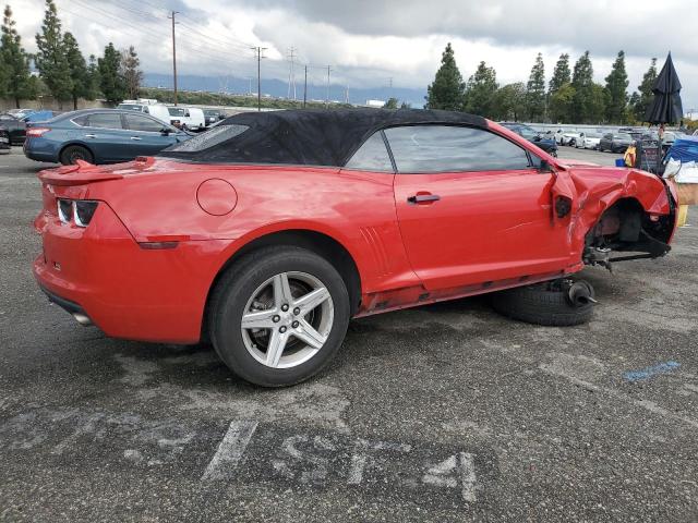 2G1FB3D35C9107896 - 2012 CHEVROLET CAMARO LT RED photo 3