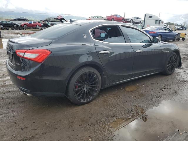 ZAM57RTA4E1088428 - 2014 MASERATI GHIBLI S BLACK photo 3