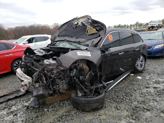 5J8YD4H55JL027792 - 2018 ACURA MDX TECHNOLOGY BLACK photo 1