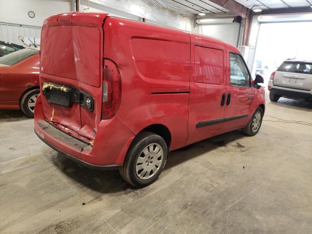 ZFBERFBT2F6A64929 - 2015 RAM PROMASTER SLT RED photo 3