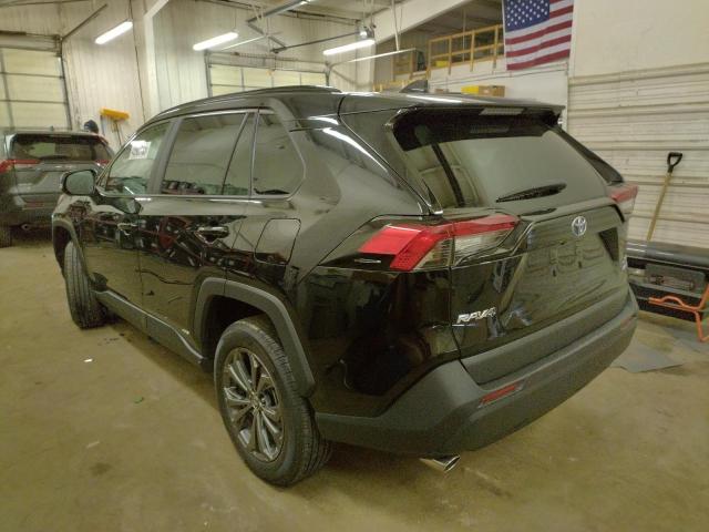 4T3B6RFV1NU096545 - 2022 TOYOTA RAV4 XLE PREMIUM BLACK photo 2