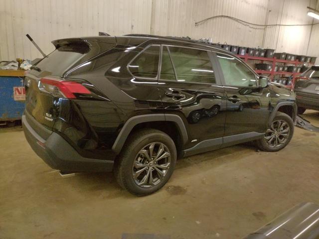 4T3B6RFV1NU096545 - 2022 TOYOTA RAV4 XLE PREMIUM BLACK photo 3