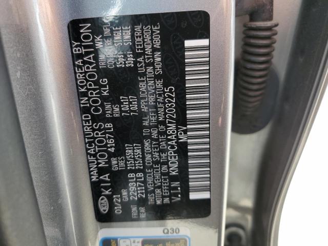 KNDEPCAA8M7203225 - 2021 KIA SELTOS LX SILVER photo 14