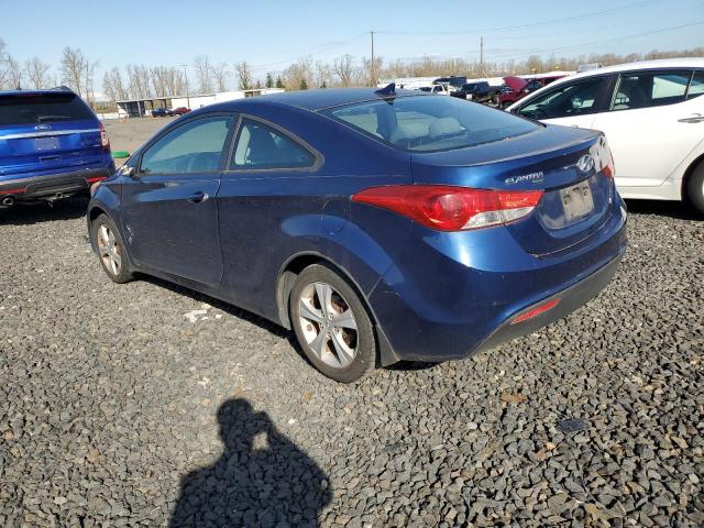 KMHDH6AE1DU002518 - 2013 HYUNDAI ELANTRA CO GS BLUE photo 2