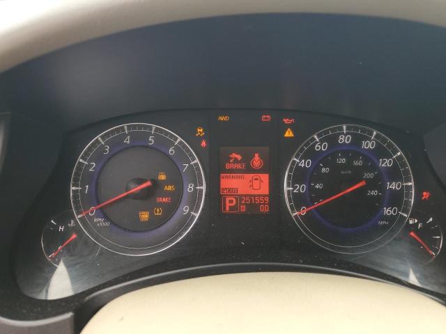 JNKAJ09F88M354215 - 2008 INFINITI EX35 BASE Թուխ լուսանկար 9