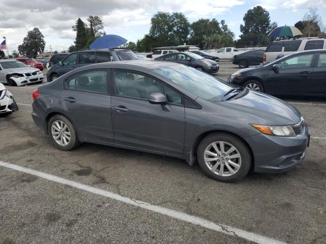 19XFB2F94CE318320 - 2012 HONDA CIVIC EXL GRAY photo 4