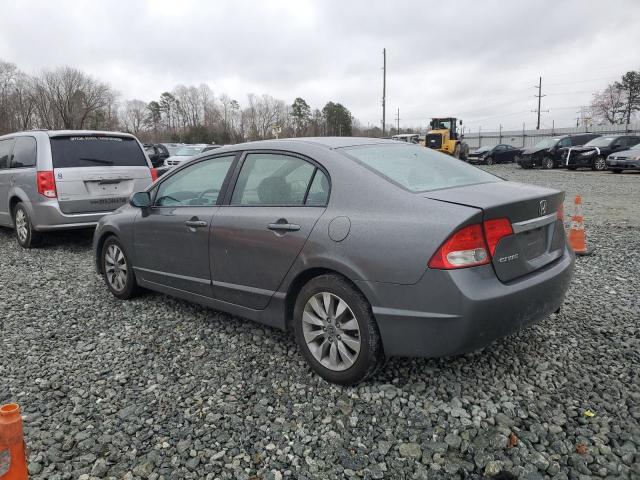 2HGFA1F98AH513742 - 2010 HONDA CIVIC EXL GRAY photo 2